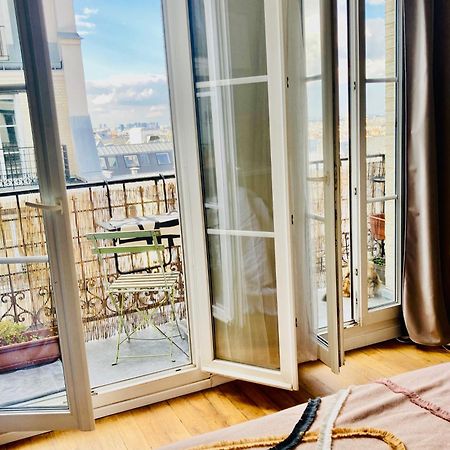 Апартаменты Chambre Avec Terrasse A Montmartre Sacre Coeur Париж Экстерьер фото