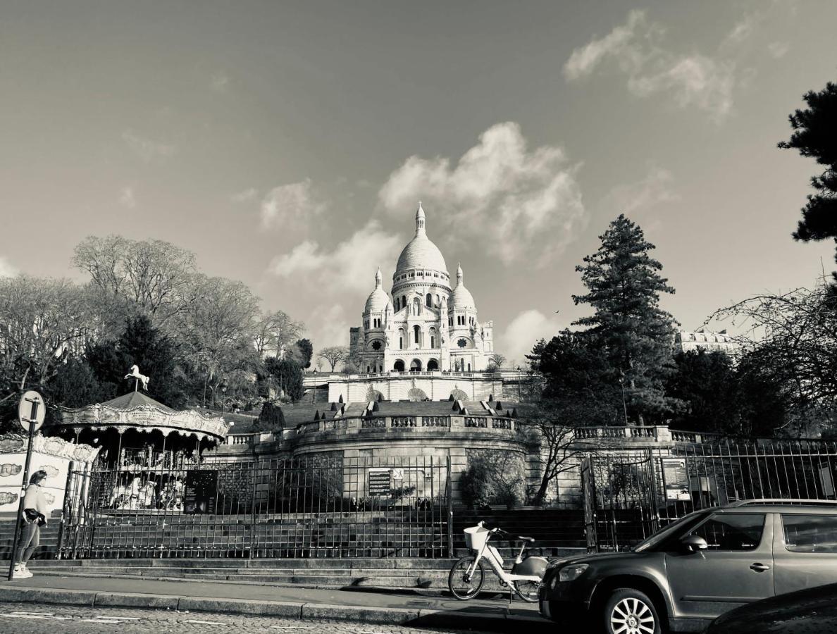 Апартаменты Chambre Avec Terrasse A Montmartre Sacre Coeur Париж Экстерьер фото