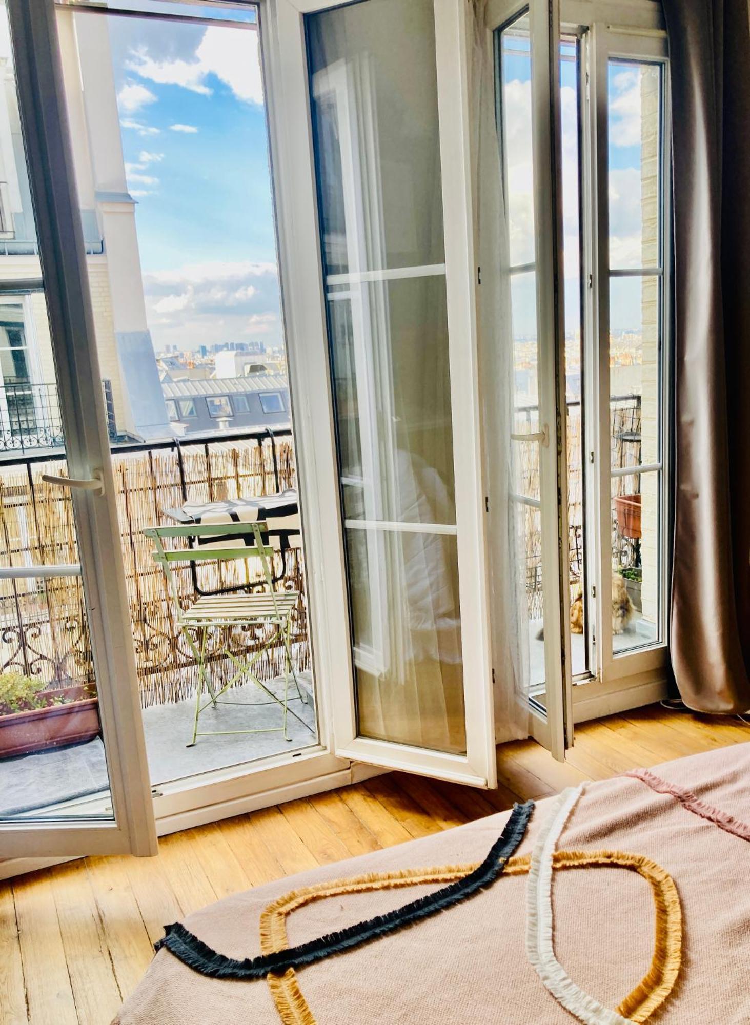 Апартаменты Chambre Avec Terrasse A Montmartre Sacre Coeur Париж Экстерьер фото